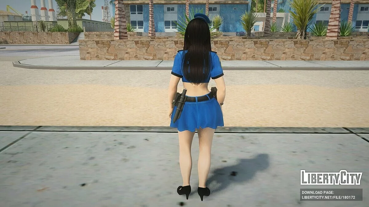 Kokoro dalam Kostum Polisi / GTA San Andreas