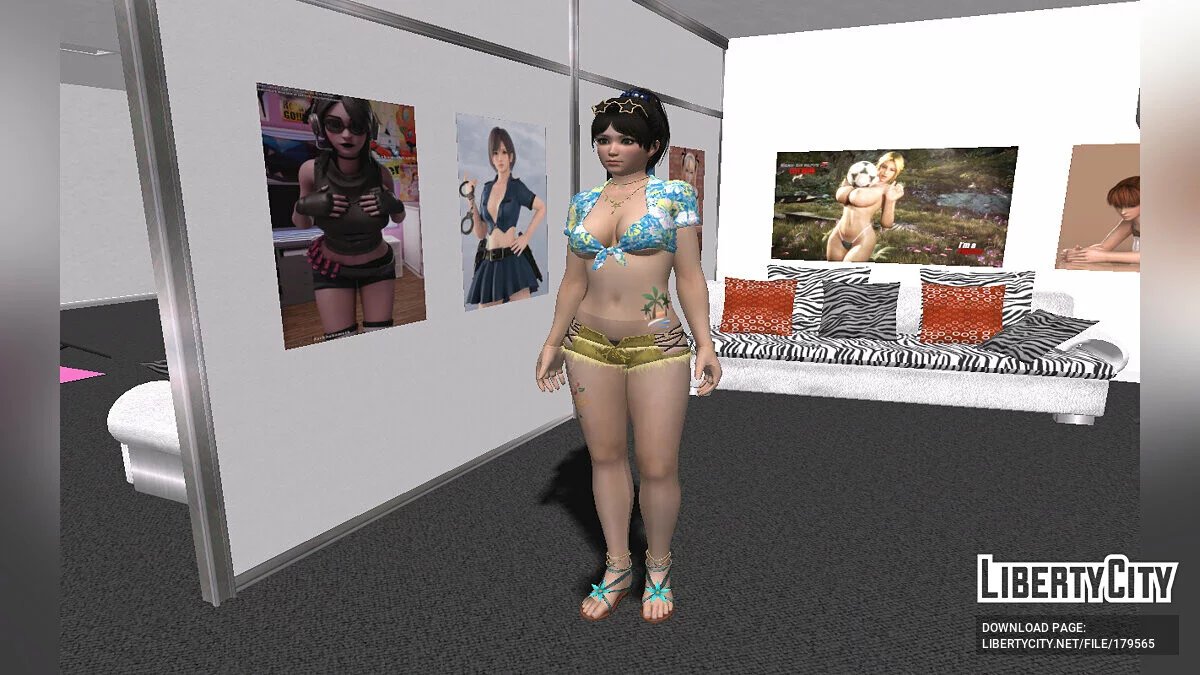 Kokoro em traje sexy / GTA San Andreas