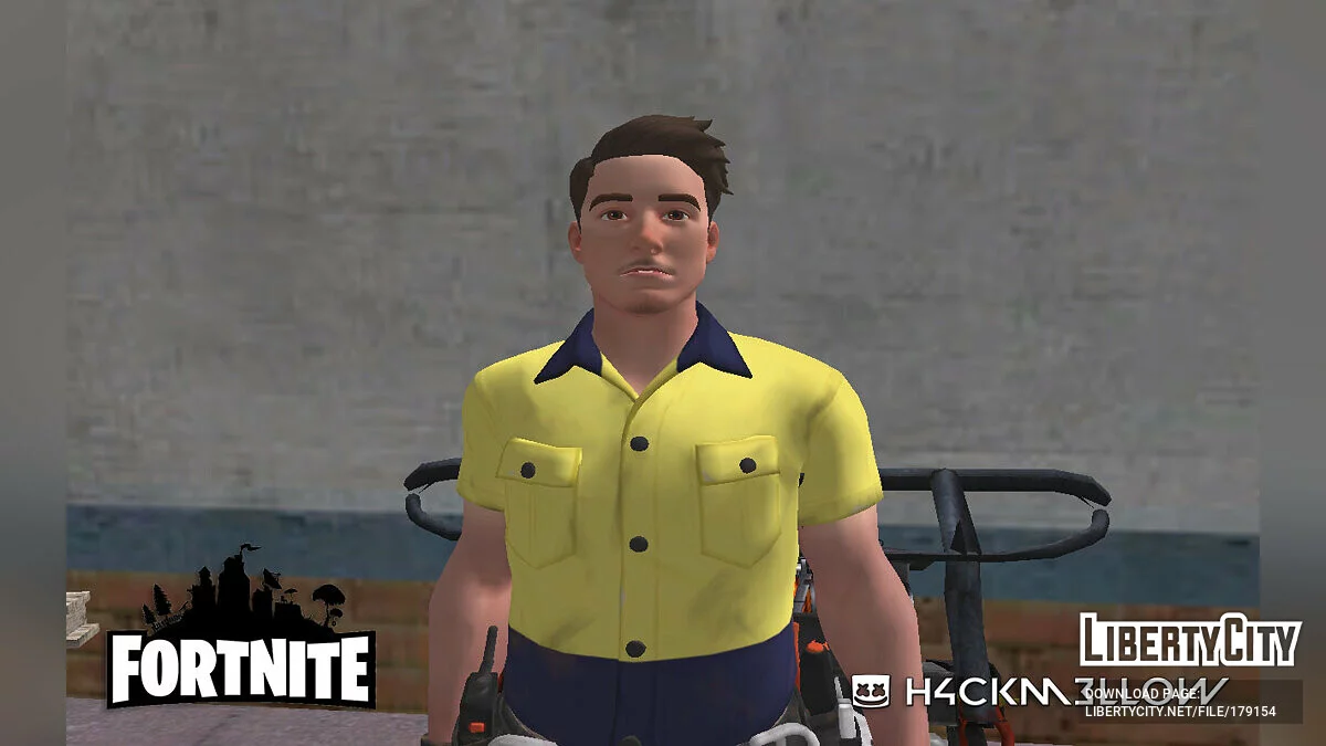 Lazarbeam de Fortnite / GTA San Andreas