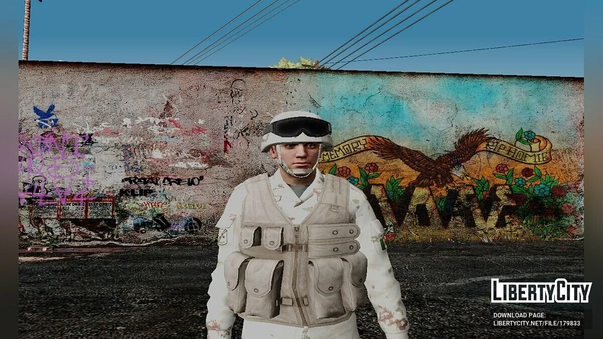 Mexican soldiers (Desert camouflage) / GTA San Andreas