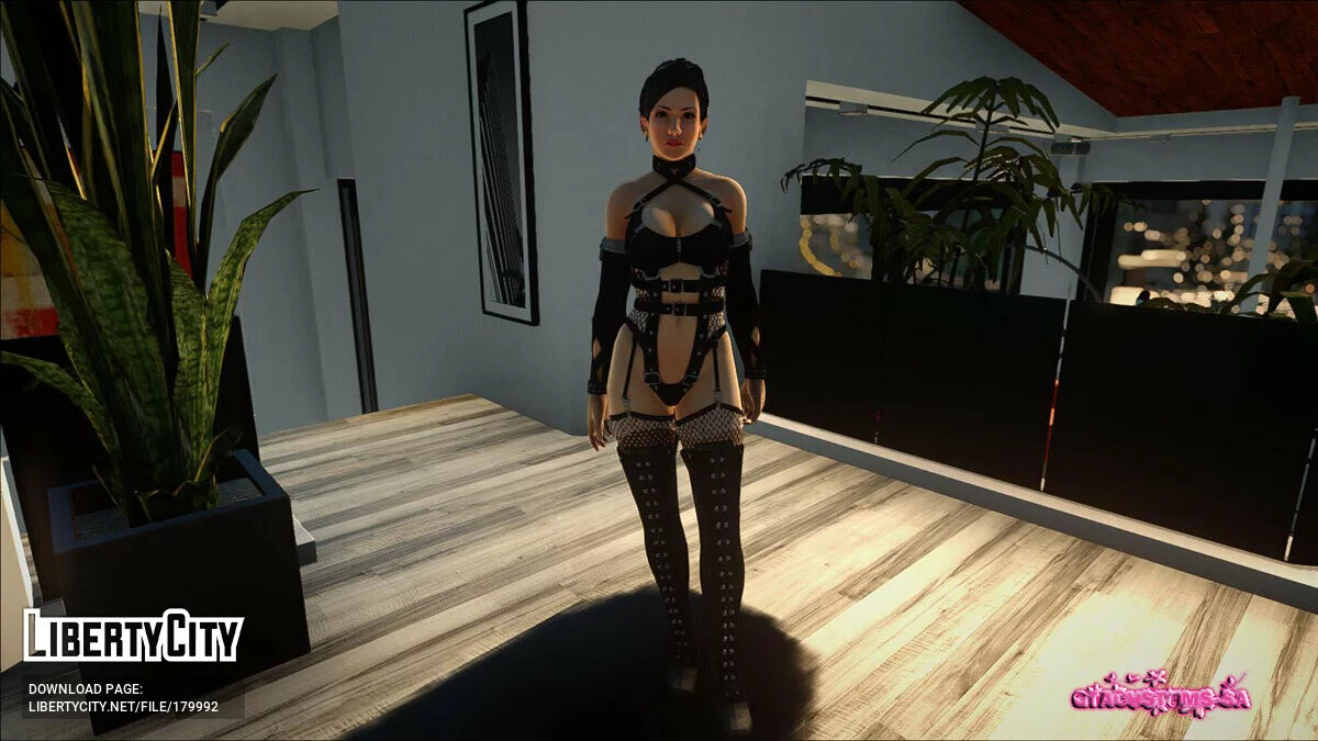 Miyako en costume de strip-teaseuse / GTA San Andreas