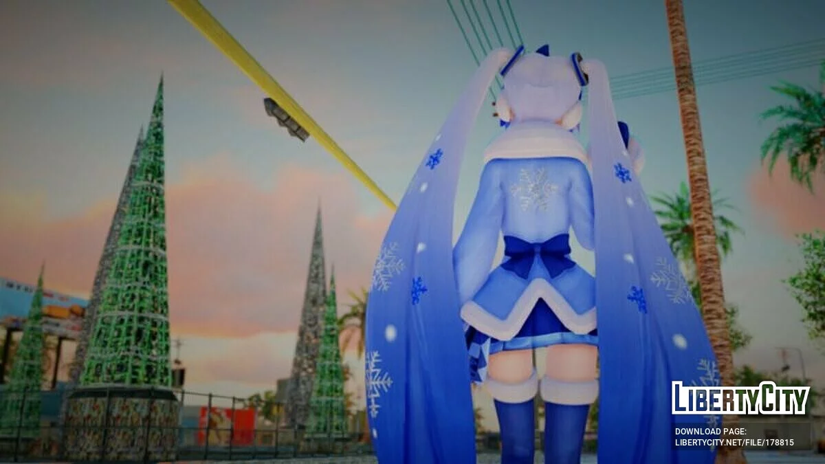 Miku Hatsune - Neige 2012 / GTA San Andreas
