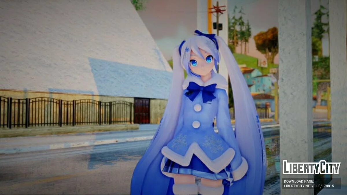 Miku Hatsune - Neige 2012 / GTA San Andreas