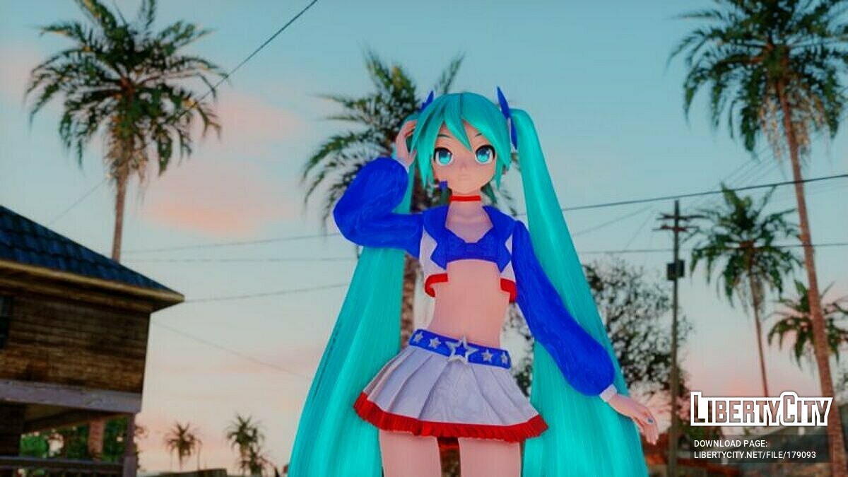 Download Anime Hatsune Miku for GTA San Andreas (iOS, Android)