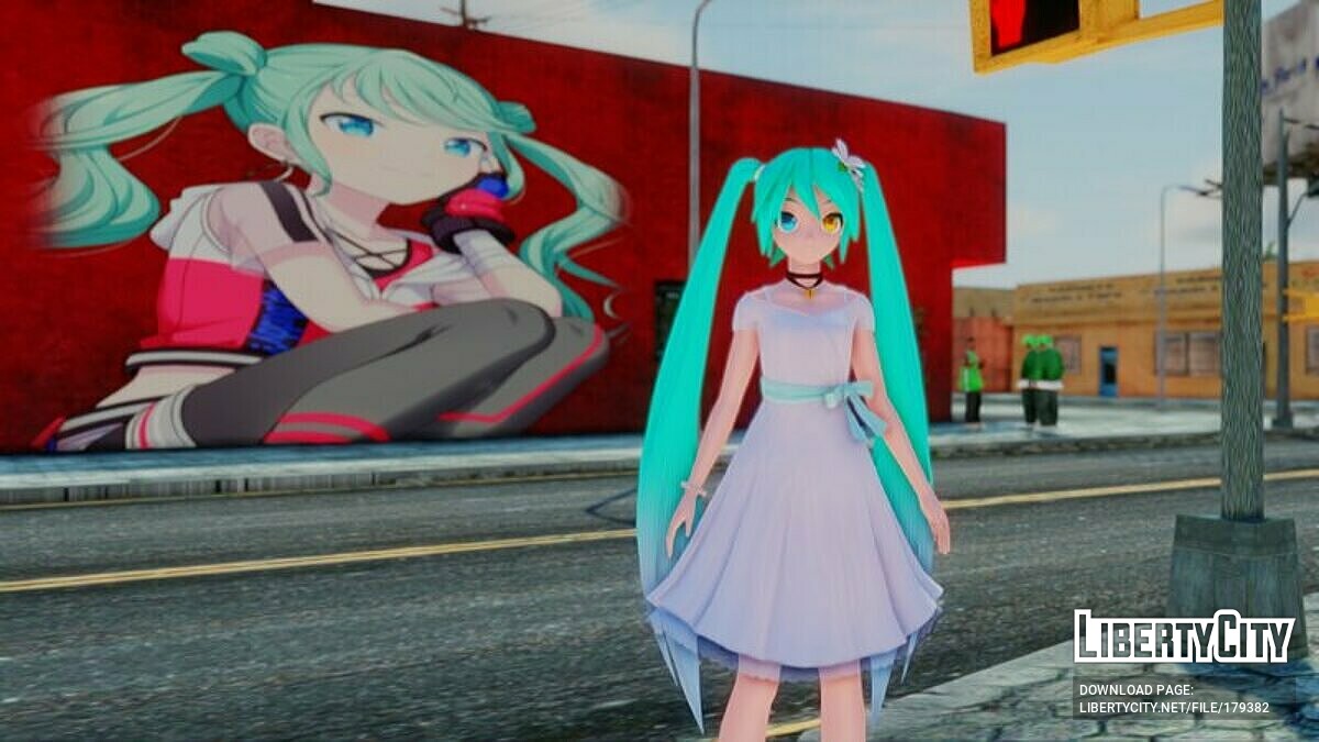 Download Anime Hatsune Miku for GTA San Andreas (iOS, Android)