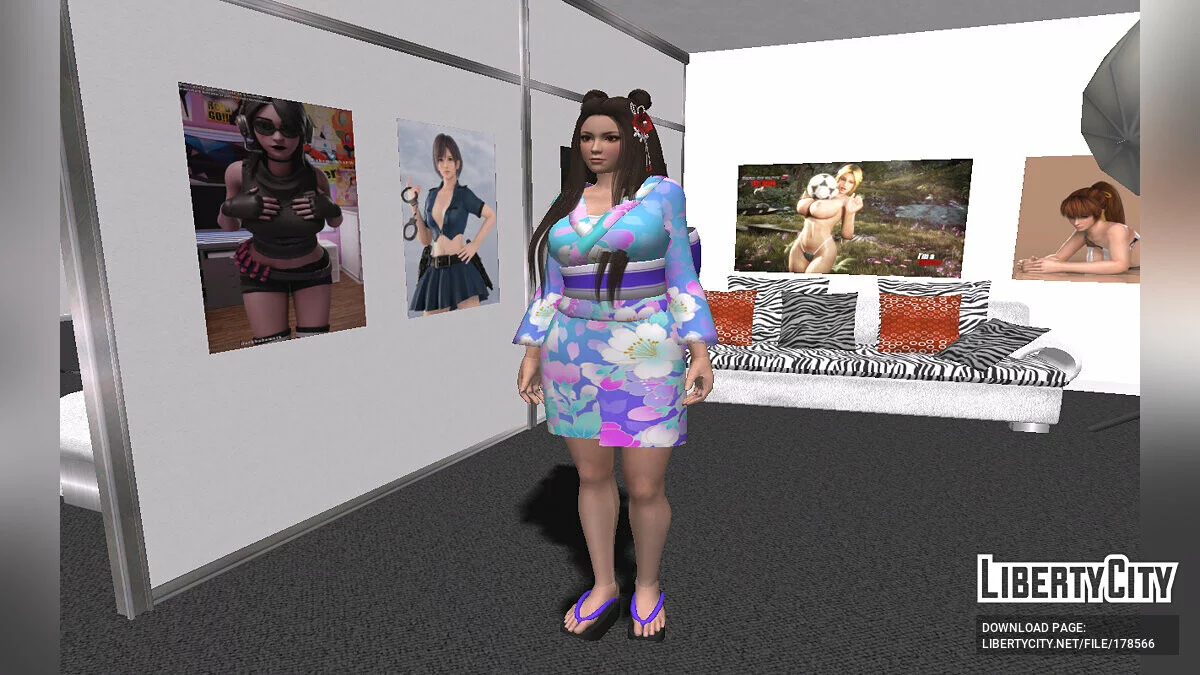 Mai Shiranui - DLC Festival de Verão / GTA San Andreas