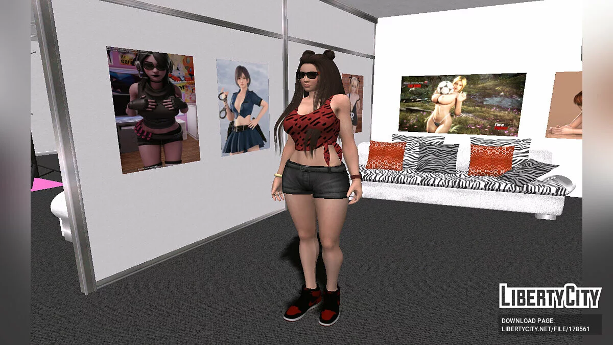 Mai Shiranui - DLC Aniversário Tecmo / GTA San Andreas