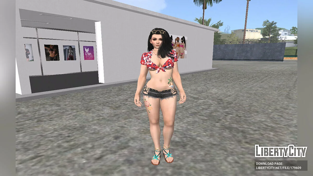 Momiji in a sexy outfit / GTA San Andreas
