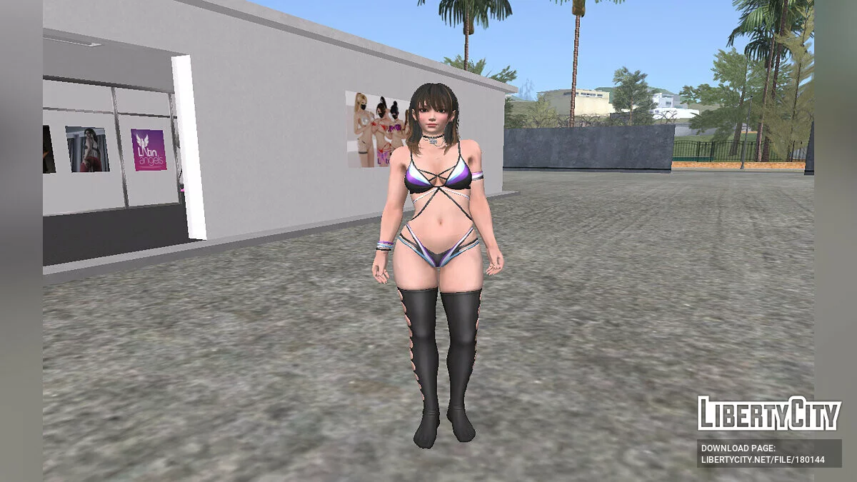 Nanami in underwear / GTA San Andreas
