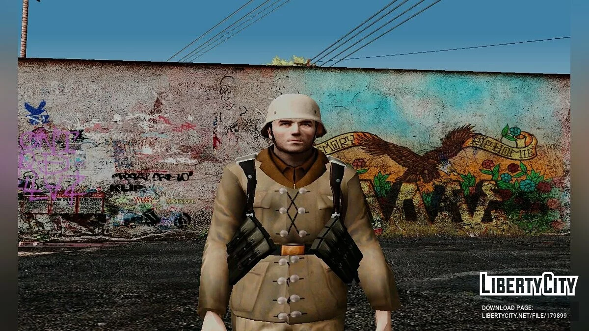 Німецькі солдати з Day of Defeat (Африканський корпус) / GTA San Andreas