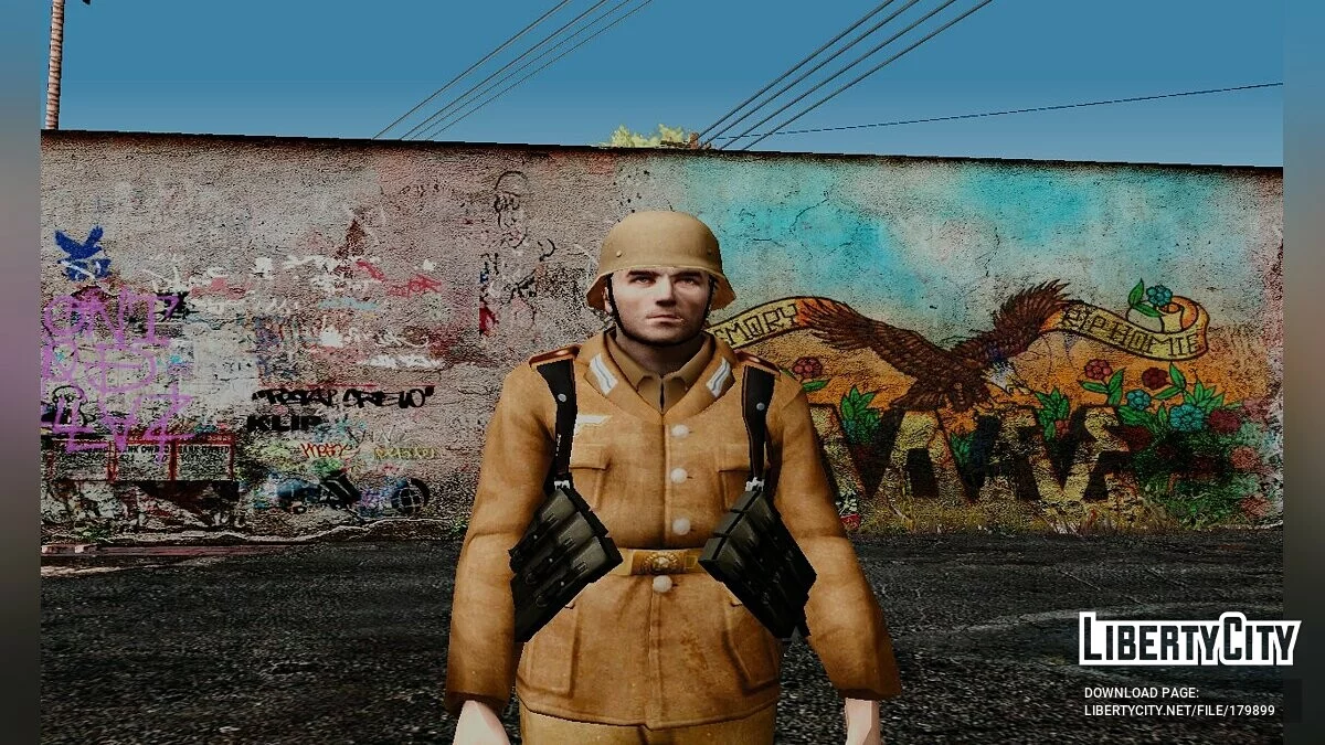 Німецькі солдати з Day of Defeat (Африканський корпус) / GTA San Andreas