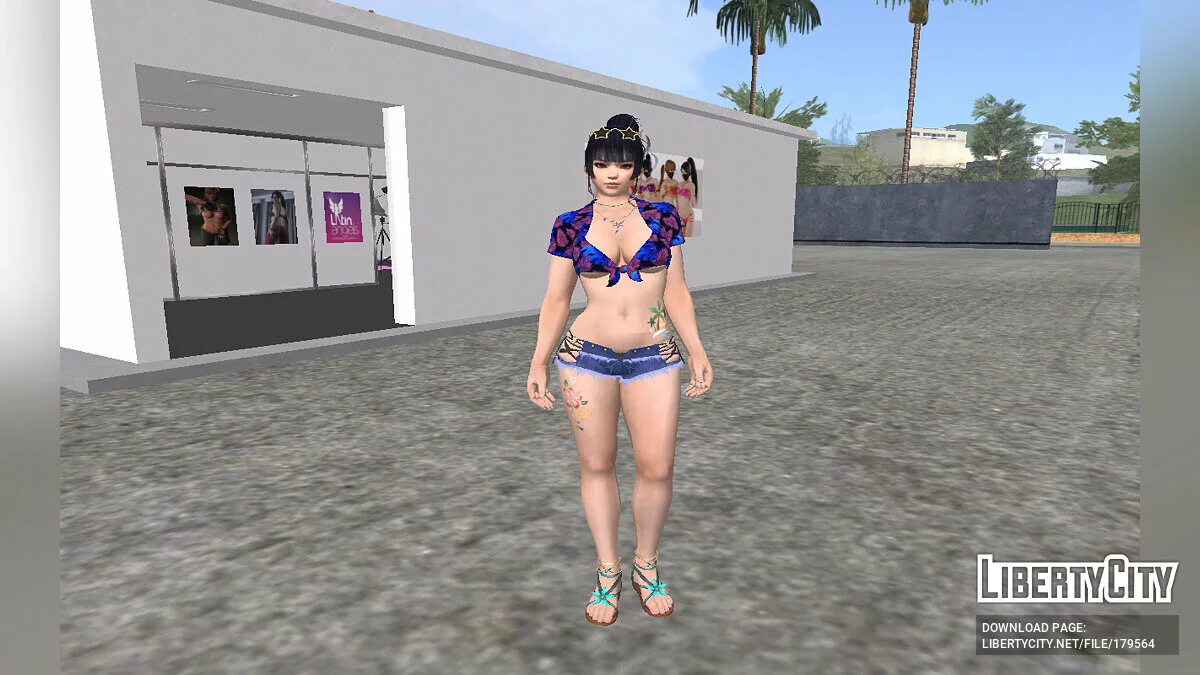 Nyotengu em traje sexy / GTA San Andreas