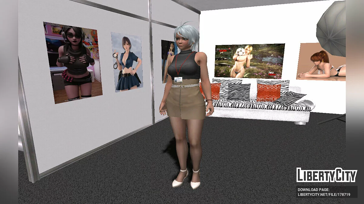 Patty em roupa de escritório / GTA San Andreas