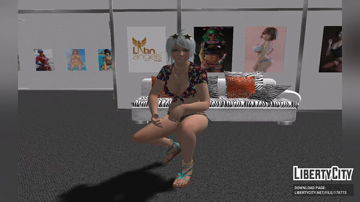 Patty in a Sexy Outfit / GTA San Andreas