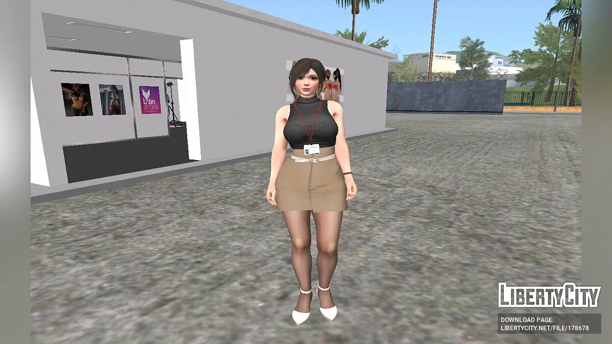 Sayuri dalam Pakaian Kantor / GTA San Andreas