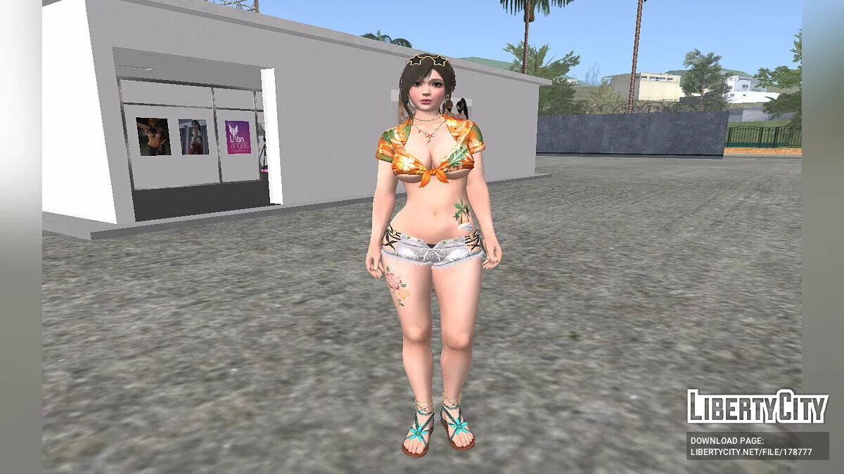 Sayuri in a sexy outfit / GTA San Andreas