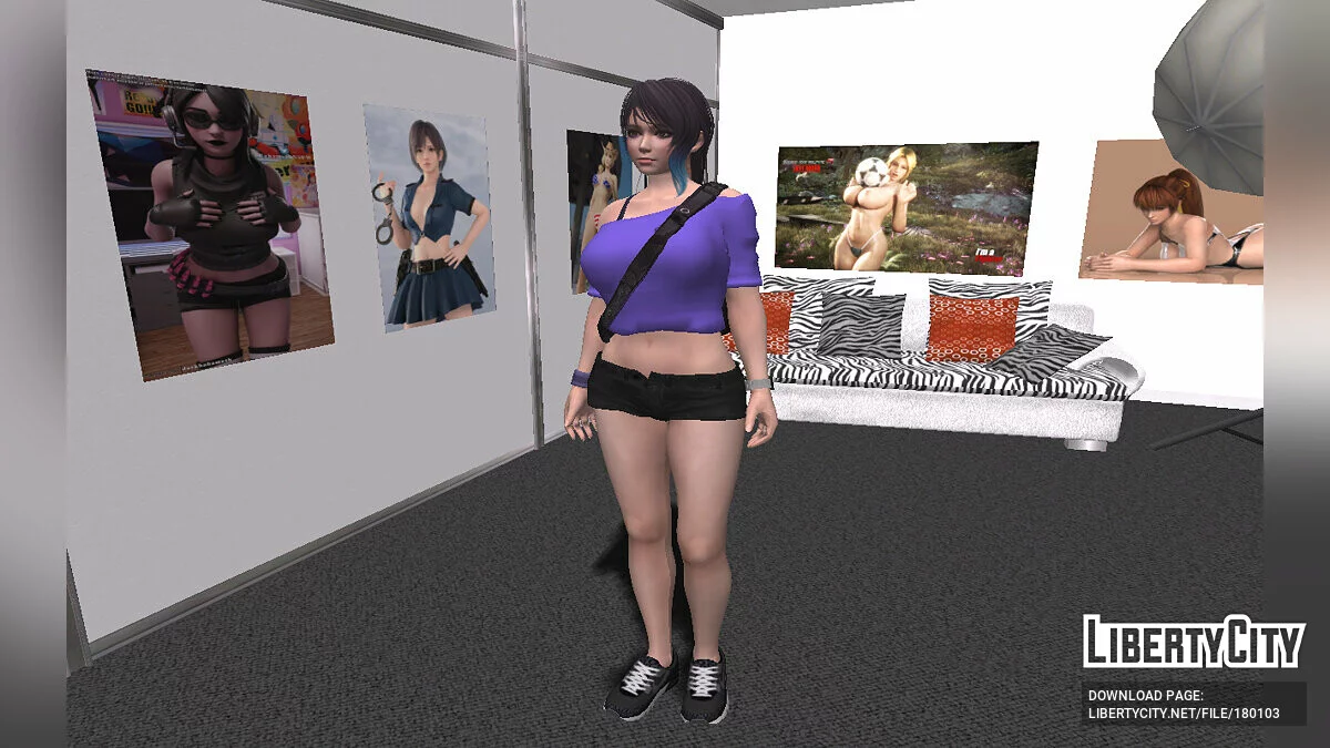 Shandy in Adidas training outfit / GTA San Andreas