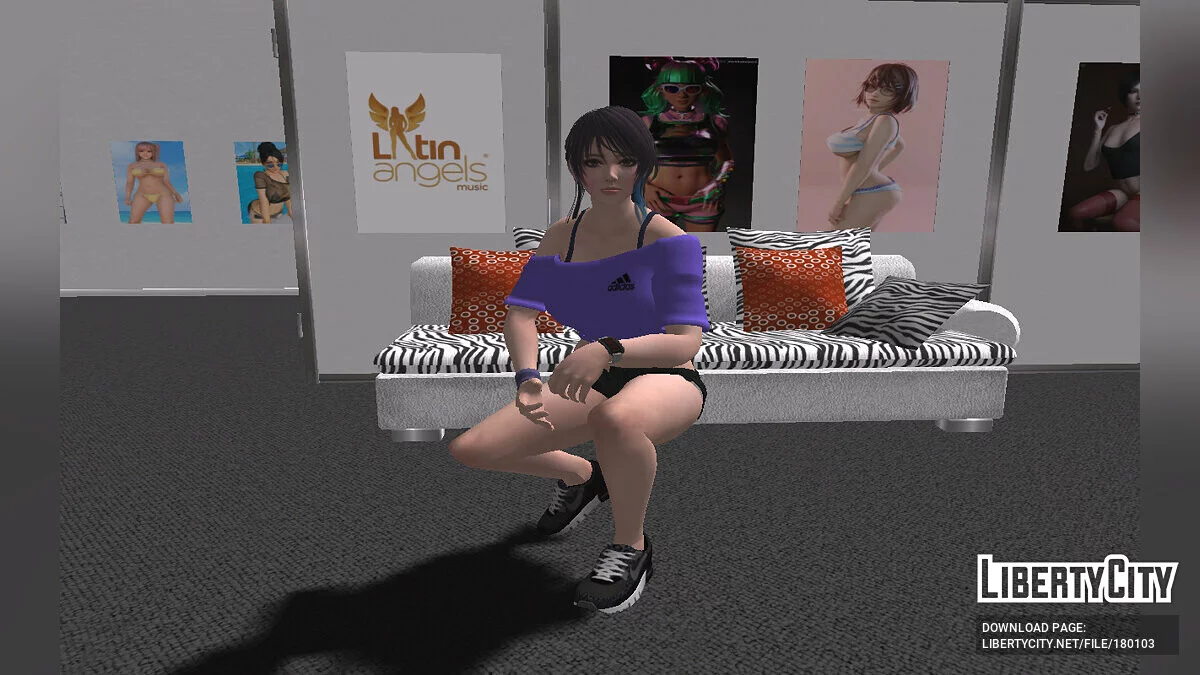 Shandy in Adidas training outfit / GTA San Andreas
