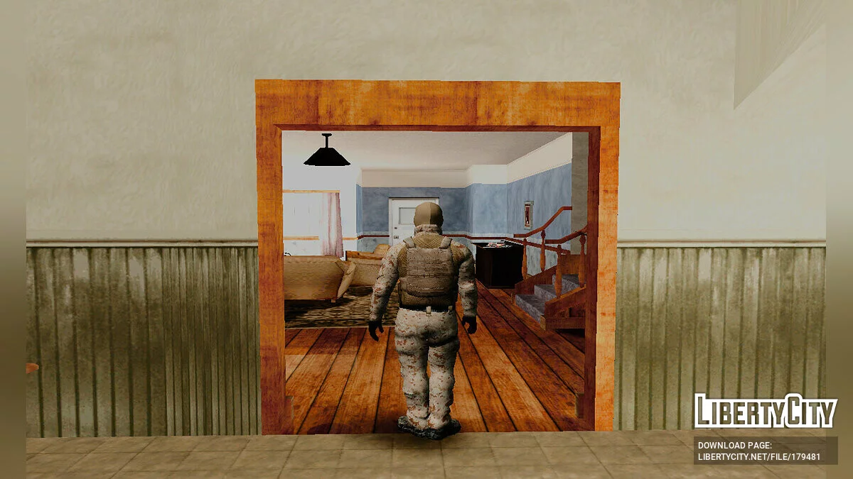 Солдат (Desert) із Картелю Нового покоління Халіско / GTA San Andreas