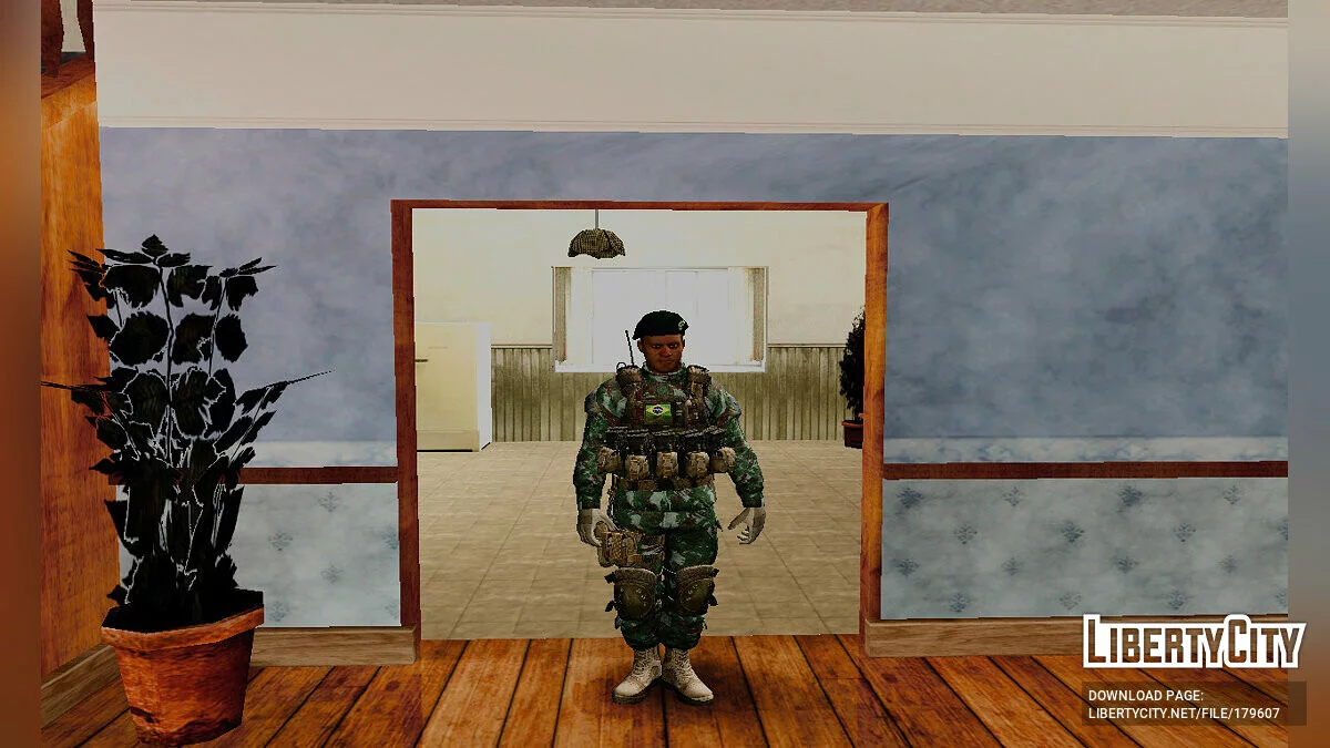 Soldat de l'armée de terre brésilienne / GTA San Andreas