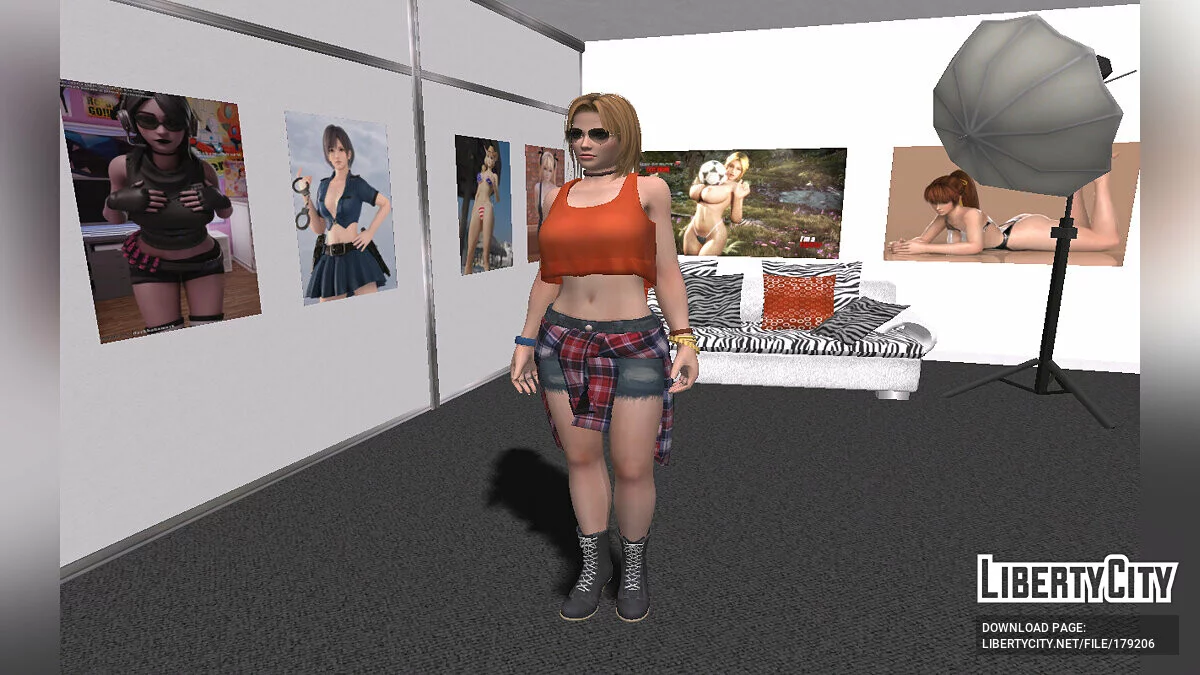 Тіна Армстронг - костюм 5 DOA6 / GTA San Andreas