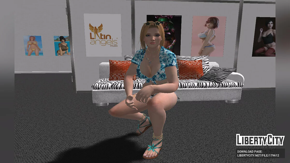 Tina Armstrong in a sexy outfit / GTA San Andreas
