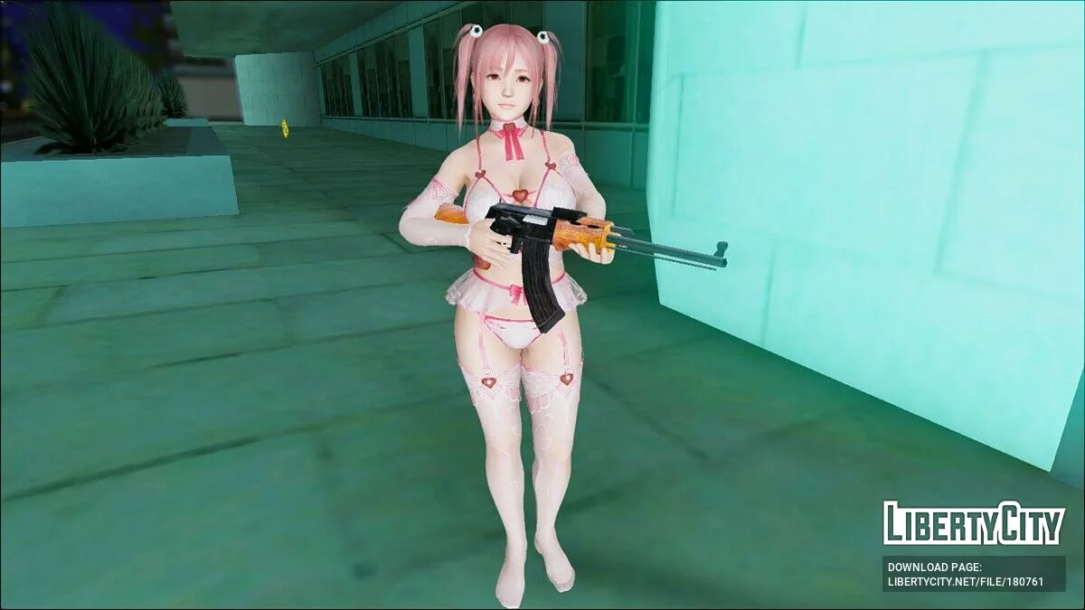 Хонока в нижнем белье / GTA San Andreas