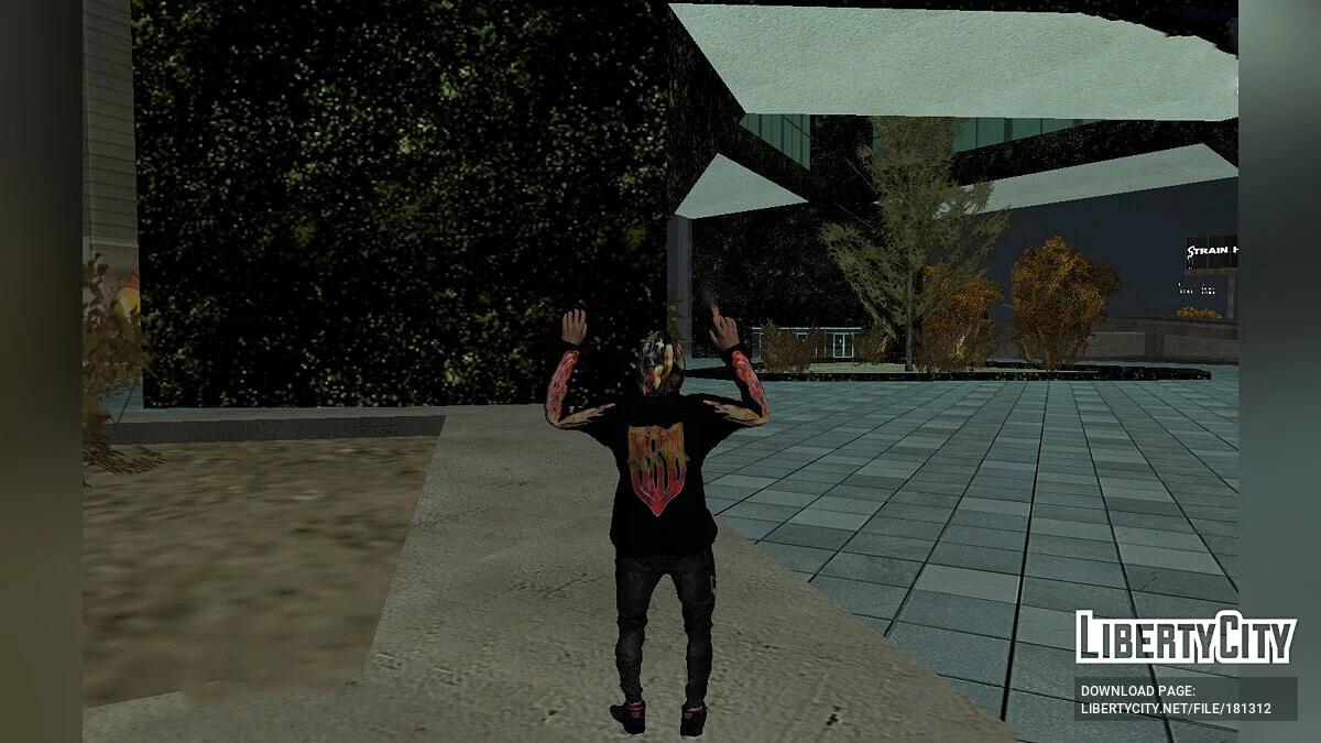 Персонаж в одязі Missing Since Thursday / GTA San Andreas