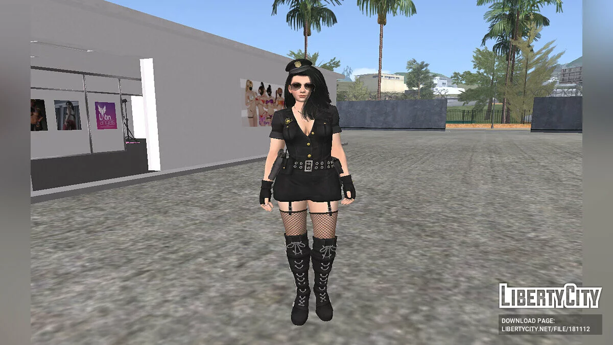 Momiji dalam seragam polisi / GTA San Andreas