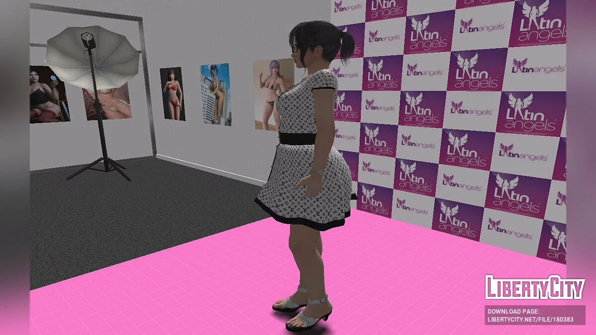 Nagisa - Kleid von Louis Vuitton / GTA San Andreas