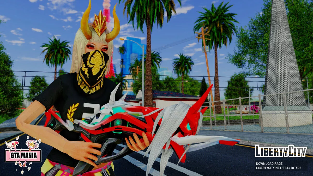 Zufälliges Mädchen #6 aus Garena Free Fire / GTA San Andreas