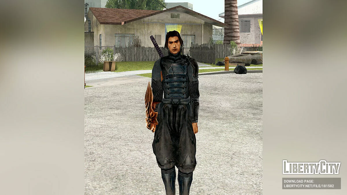 Samanosuke et l'épée Genma Samonji de Onimusha 3 / GTA San Andreas