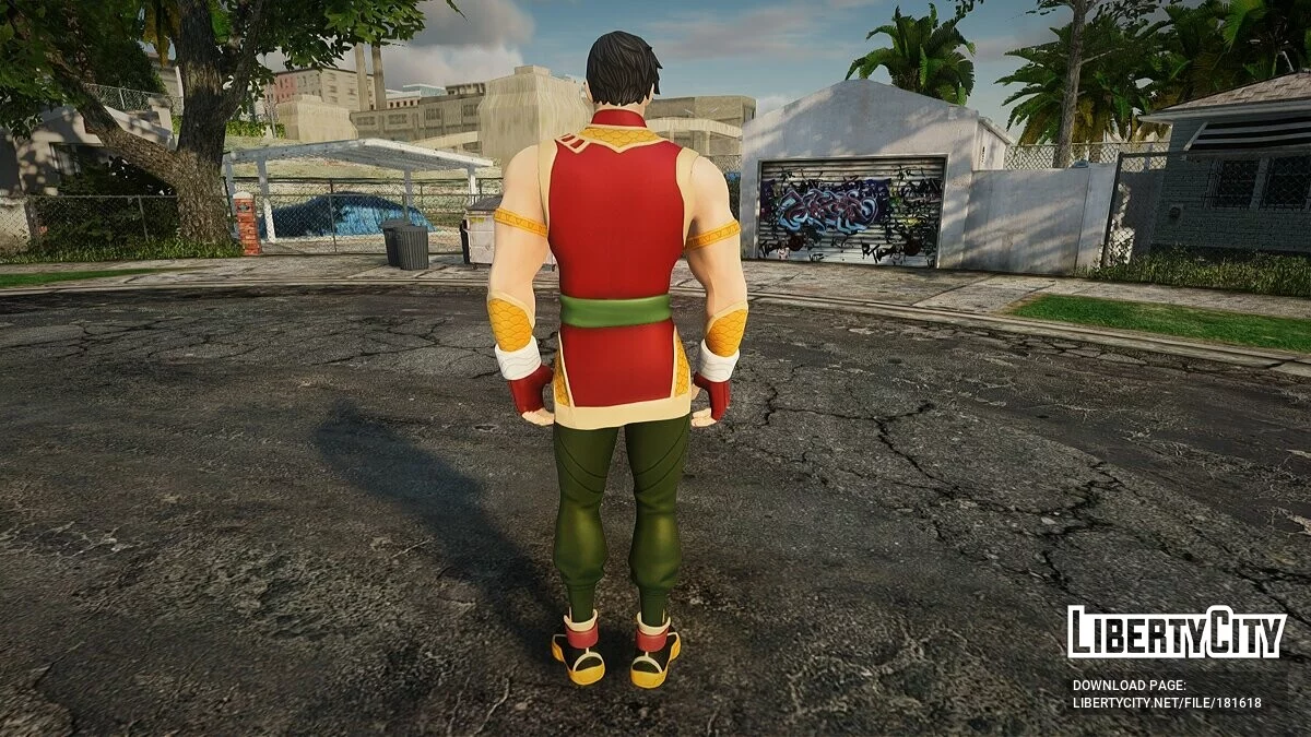 Shang-Chi from Fortnite / GTA San Andreas