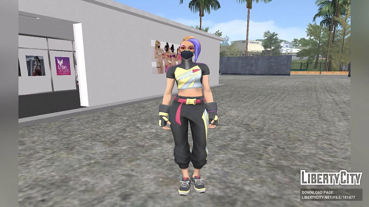 Tanuki de Fortnite / GTA San Andreas