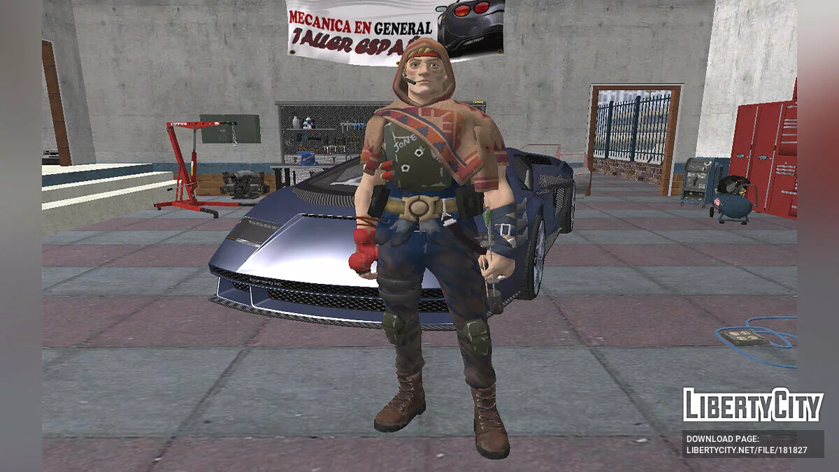 Agent Jones aus Fortnite / GTA San Andreas