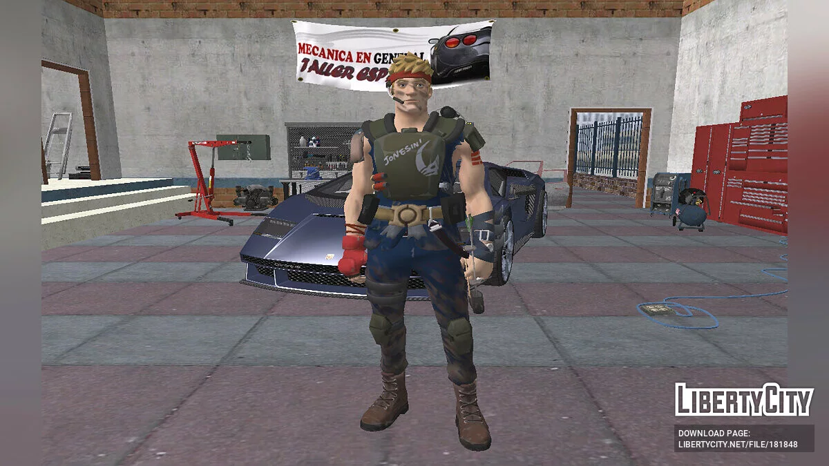 Agent Jones Kepler aus Fortnite / GTA San Andreas