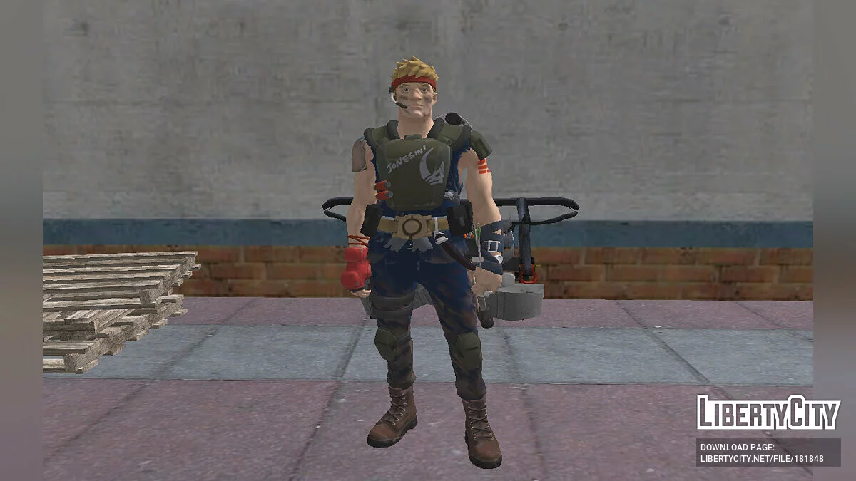 Agent Jones Kepler aus Fortnite / GTA San Andreas