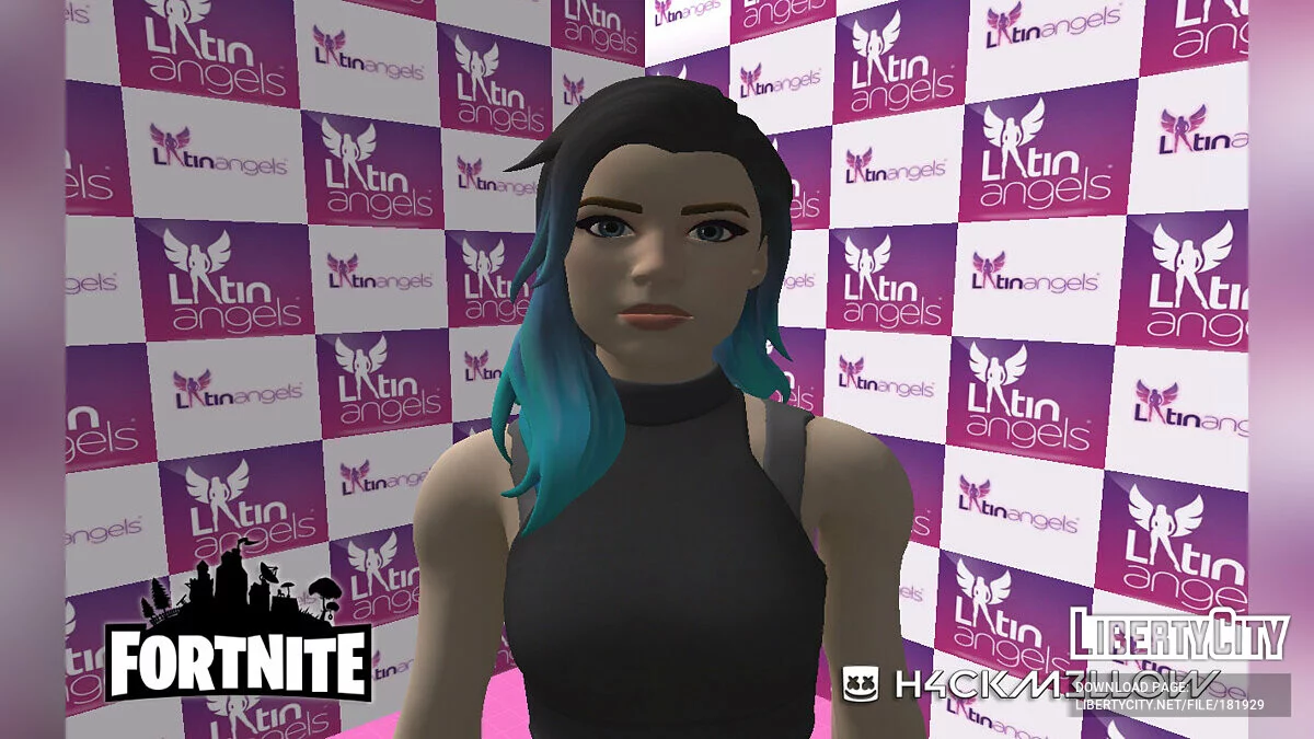 Ambitionierte Harfenistin aus Fortnite / GTA San Andreas