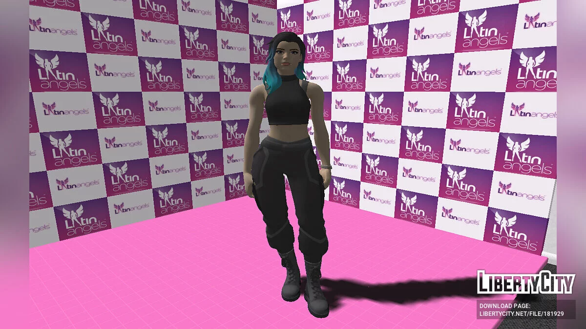 Ambitionierte Harfenistin aus Fortnite / GTA San Andreas