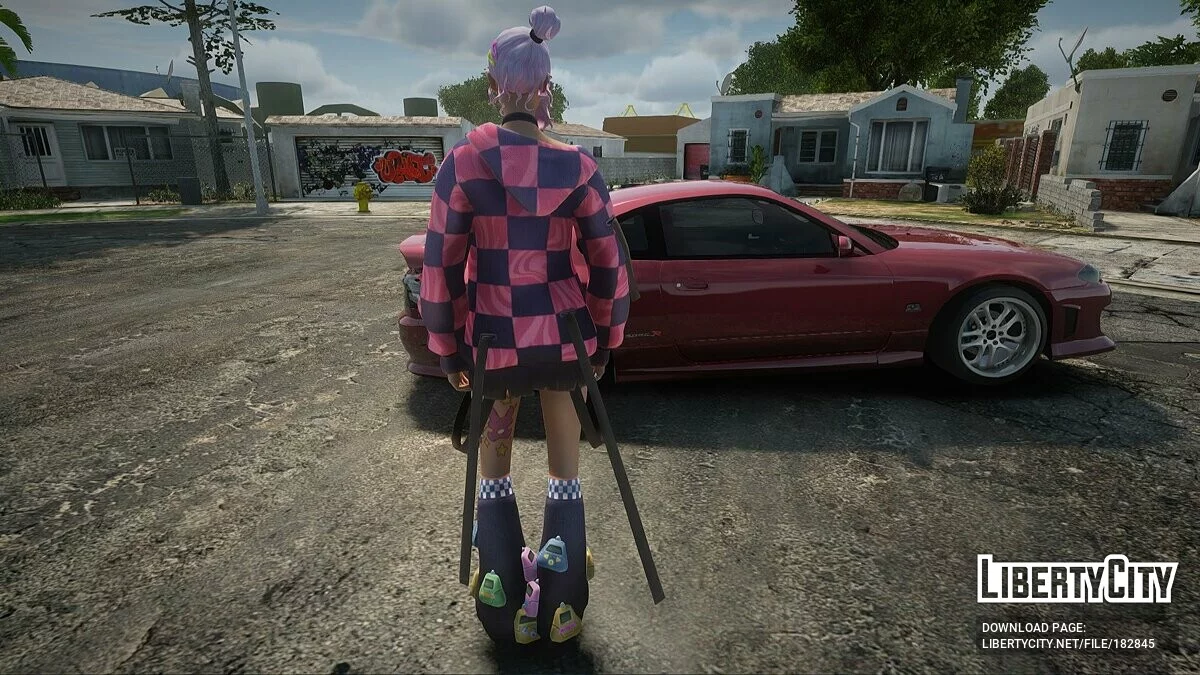 Ava de Fortnite / GTA San Andreas