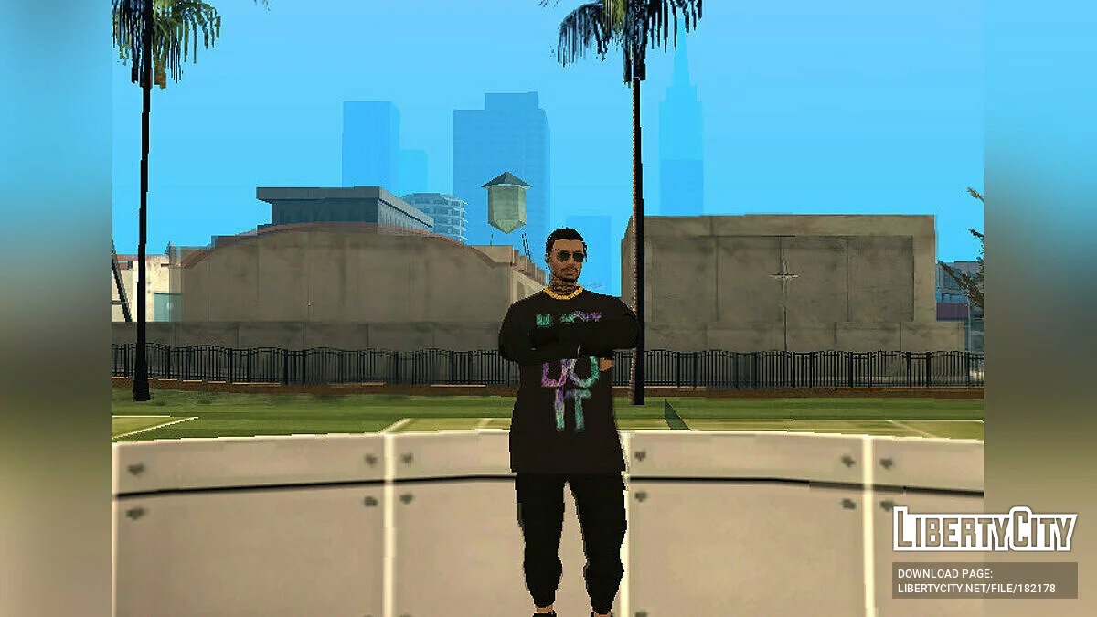 Pria Pakaian Hitam dari GTA Online / GTA San Andreas