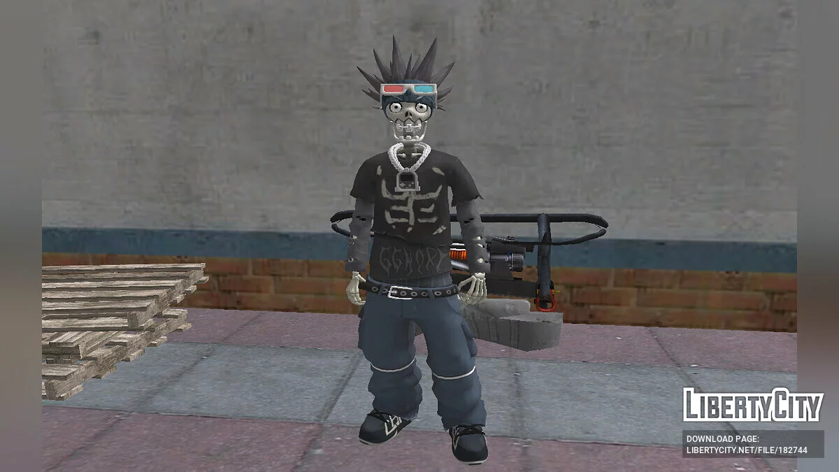 Bonejamin из Fortnite / GTA San Andreas