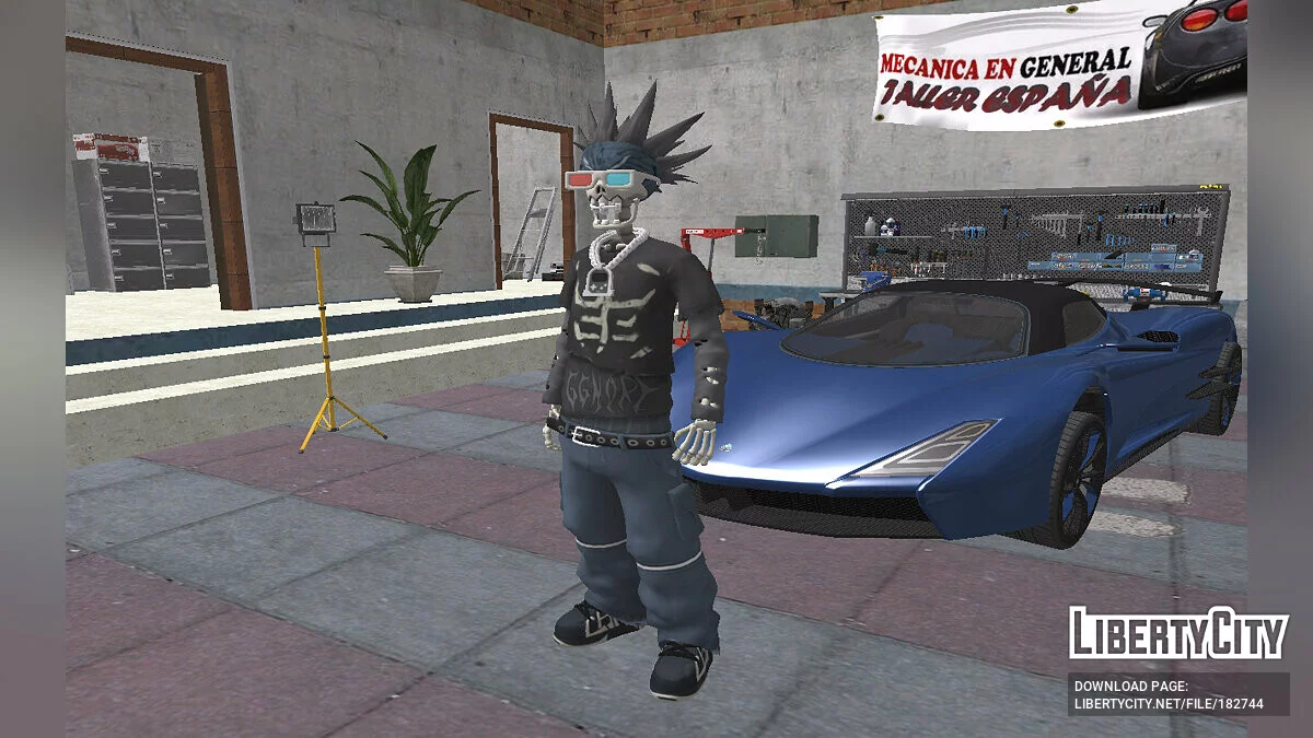 Bonejamin из Fortnite / GTA San Andreas
