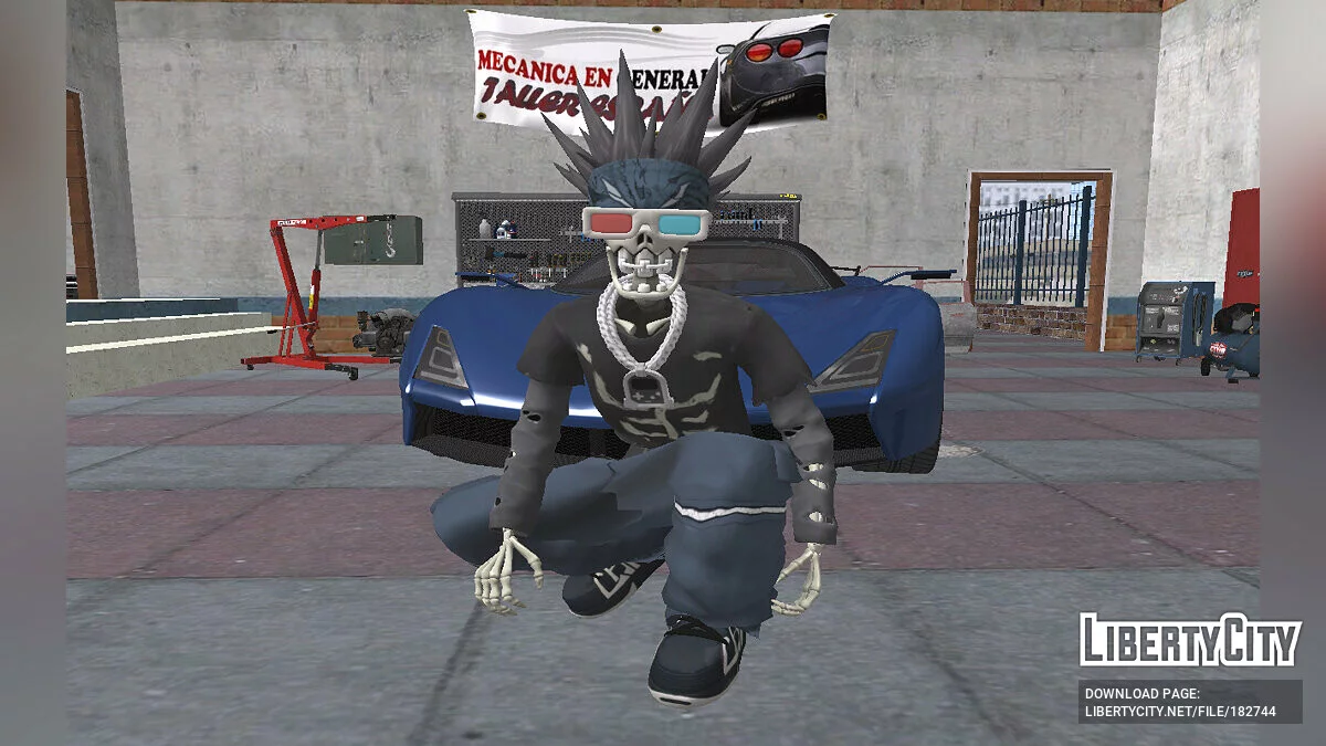 Bonejamin из Fortnite / GTA San Andreas