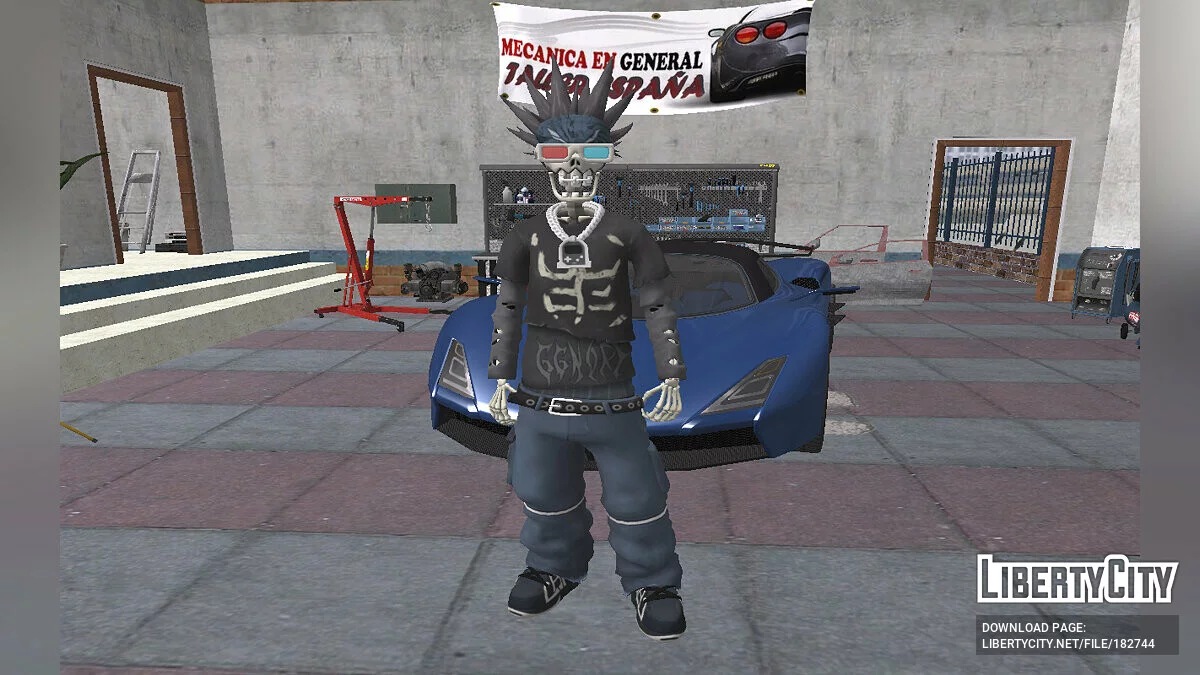 Bonejamin из Fortnite / GTA San Andreas