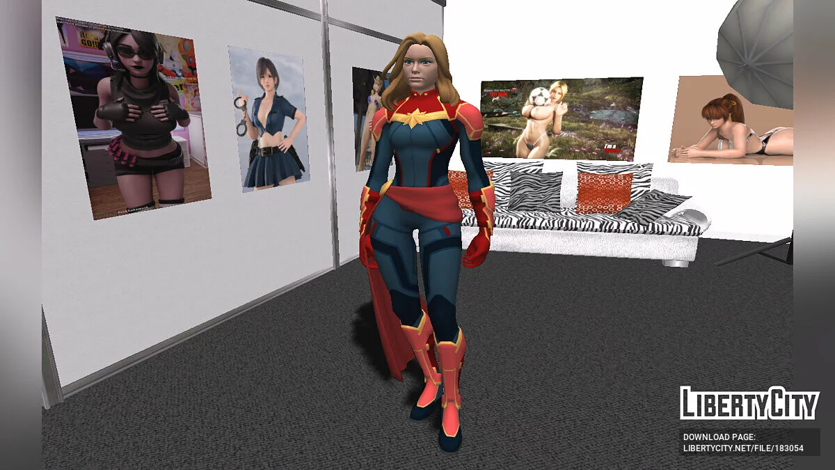 Brie Larson Capitã Marvel / GTA San Andreas