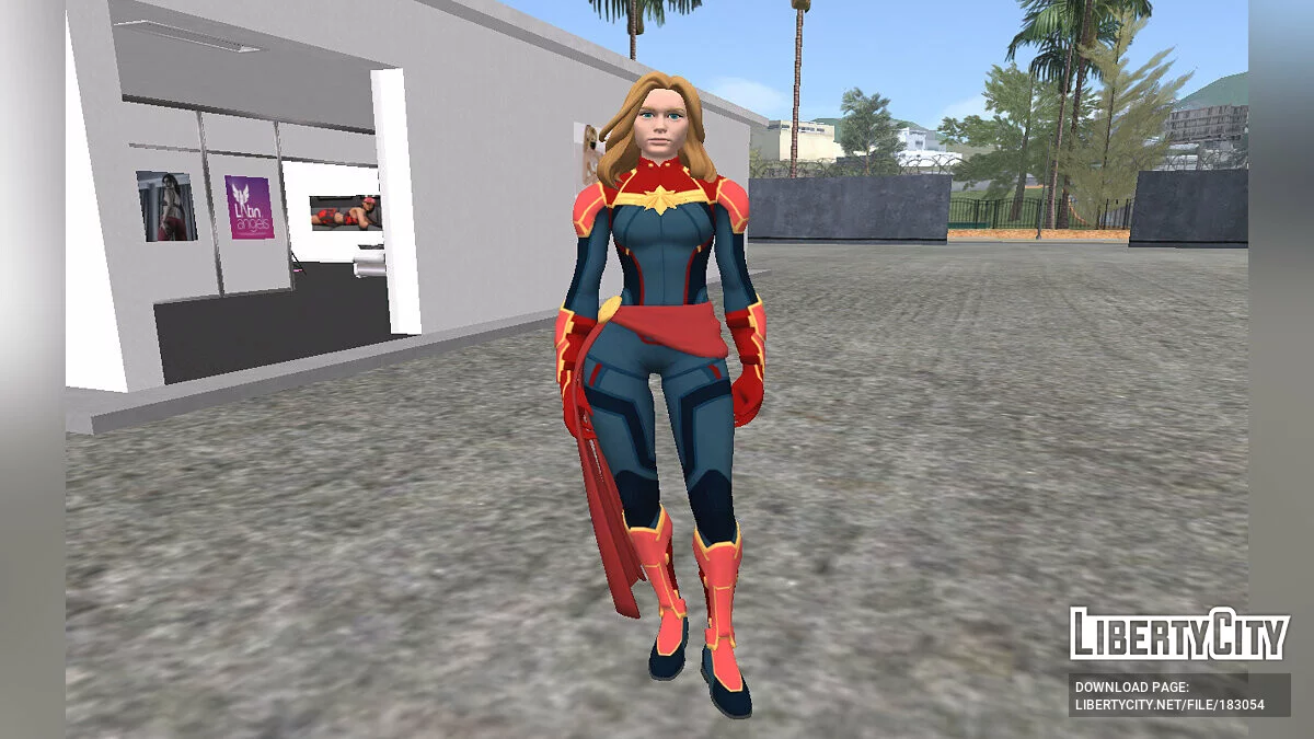 Brie Larson Capitã Marvel / GTA San Andreas