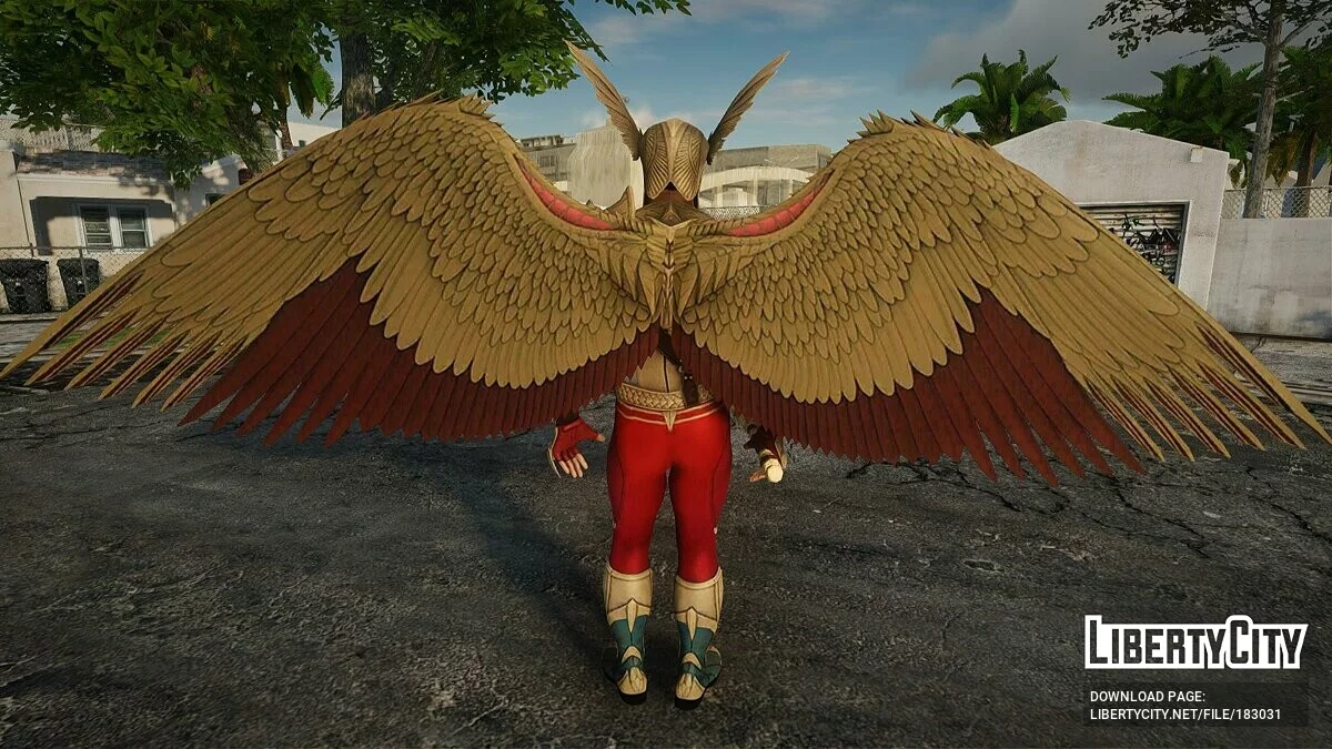 Hawkman + arme / GTA San Andreas