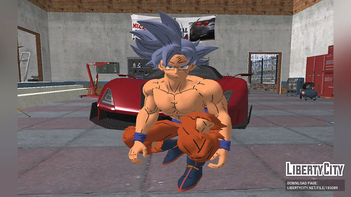 Goku Ultra de Fortnite / GTA San Andreas