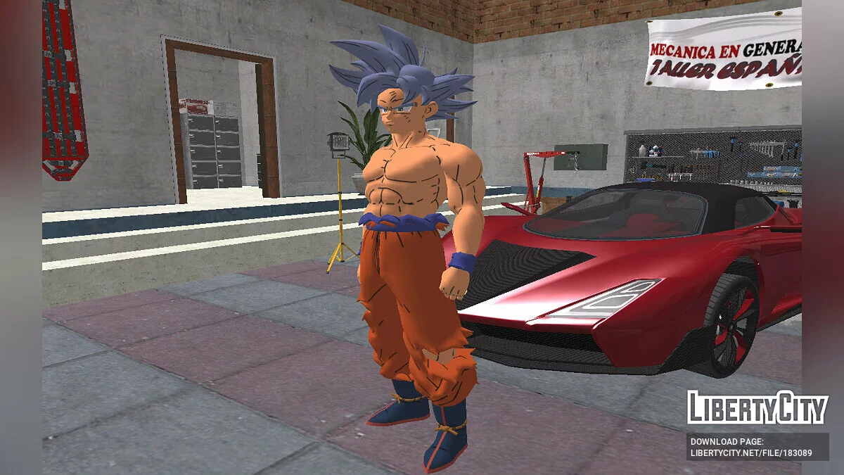 Goku Ultra de Fortnite / GTA San Andreas